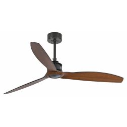 JUST FAN VENTILATORE DA SOFFITTO SENZA LUCE NERO CON PALE IN LEGNO TELECOMANDO INCLUSO FARO VENTILATORI - Cristalensi Shop Onlin 2
