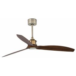 JUST FAN VENTILATORE A SOFFITTO RAME O OTTONE CON 3 PALE SENZA LUCE CON TELECOMANDO FARO VENTILATORI - Cristalensi Shop Online 2