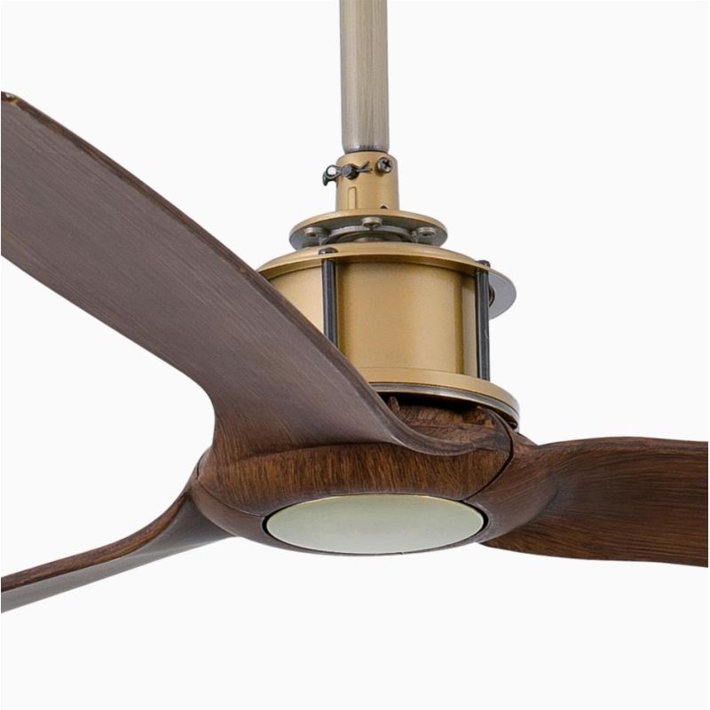 JUST FAN VENTILATORE A SOFFITTO RAME O OTTONE CON 3 PALE SENZA LUCE CON TELECOMANDO FARO VENTILATORI - Cristalensi Shop Online