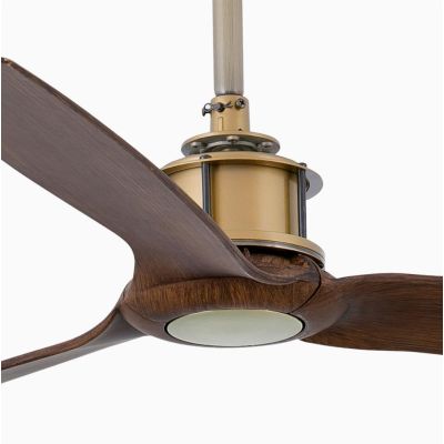 JUST FAN VENTILATORE A SOFFITTO RAME O OTTONE CON 3 PALE SENZA LUCE CON TELECOMANDO FARO VENTILATORI - Cristalensi Shop Online