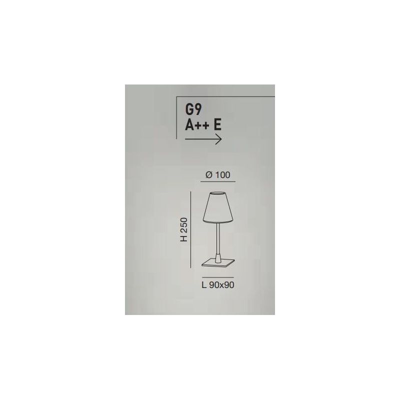 3568-30 LUCY LAMPADA DA TAVOLO MODERNA NICHEL E NERO TOUCH DIMMER DI FABAS LUCE Fabas Luce - Cristalensi Shop Online
