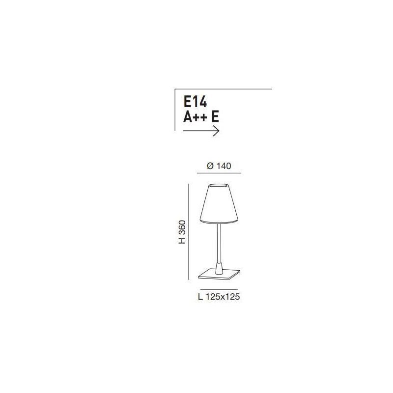 2653-31 LUCY LAMPADA DA TAVOLO MODERNA NICKEL SATINATO TOUCH SWITCH DI FABAS LUCE Fabas Luce - Cristalensi Shop Online
