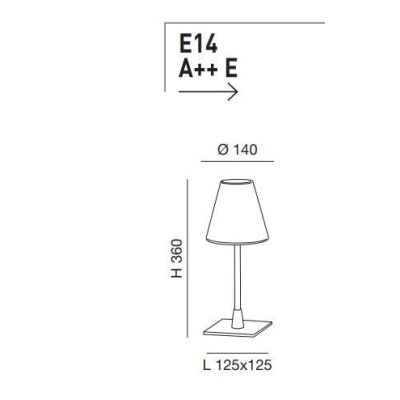 2653-31 LUCY LAMPADA DA TAVOLO MODERNA NICKEL SATINATO TOUCH SWITCH DI FABAS LUCE Fabas Luce - Cristalensi Shop Online