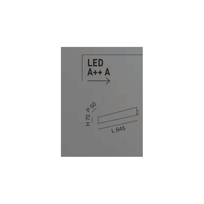 3559-22 LOTUS APPLIQUE RETTANGOLARE MODERNA LED 20W IN ALLUMINIO BIANCO E ORO DI FABAS LUCE Fabas Luce - Cristalensi Shop Online