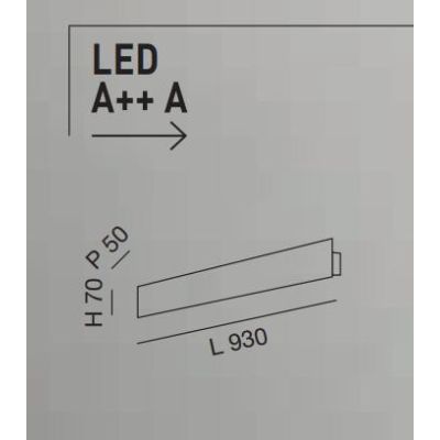 3559-26 LOTUS APPLIQUE GRANDE LINEARE MODERNA LED 30W IN ALLUMINIO BIANCO E ORO DI FABAS LUCE Fabas Luce - Cristalensi Shop Onli