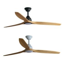 ALO L VENTILATORE DA SOFFITTO D152 CM LUCE LED 20W 2 COLORI 3 PALE E TELECOMANDO INCLUSO FARO VENTILATORI - Cristalensi Shop Onl