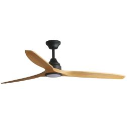 ALO L VENTILATORE DA SOFFITTO D152 CM LUCE LED 20W 2 COLORI 3 PALE E TELECOMANDO INCLUSO FARO VENTILATORI - Cristalensi Shop Onl 2