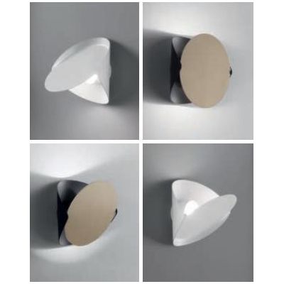 3540-21 SHIELD APPLIQUE MODERNA IN METALLO ORIENTABILE E DIMMERABILE LED 14W DUE COLORI DI FABAS LUC Fabas Luce - Cristalensi Sh