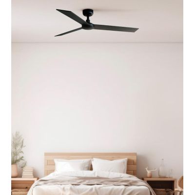 RUDDER L VENTILATORE DA SOFFITTO D132 CM SENZA LUCE 2 FINITURE 3 PALE E TELECOMANDO INCLUSO FARO VENTILATORI - Cristalensi Shop