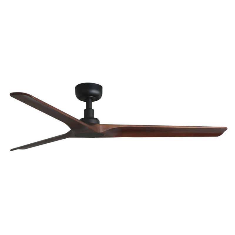 HEYWOOD L VENTILATORE DA SOFFITTO D132 CM SENZA LUCE 2 FINITURE 3 PALE E TELECOMANDO INCLUSO FARO VENTILATORI - Cristalensi Shop
