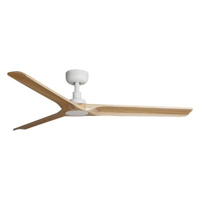 HEYWOOD L VENTILATORE DA SOFFITTO D132 CM SENZA LUCE 2 FINITURE 3 PALE E TELECOMANDO INCLUSO FARO VENTILATORI - Cristalensi Shop