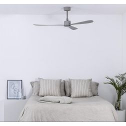 AMELIA L VENTILATORE DA SOFFITTO D132 CM SENZA LUCE 3 FINITURE 3 PALE E TELECOMANDO INCLUSO FARO VENTILATORI - Cristalensi Shop