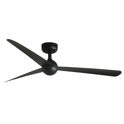SFERA M VENTILATORE DA SOFFITTO D125 CM BIANCO O NERO 3 PALE CON TELECOMANDO INCLUSO FARO VENTILATORI - Cristalensi Shop Online