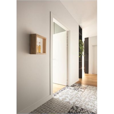 3471-22 WINDOW APPLIQUE DA ARREDO MODERNA QUADRATA BIANCA O QUERCIA LED 29W DI FABAS LUCE Fabas Luce - Cristalensi Shop Online