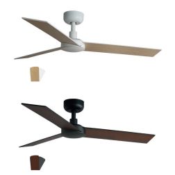 RUDDER S VENTILATORE DA SOFFITTO D106 CM SENZA LUCE 2 FINITURE 3 PALE E TELECOMANDO INCLUSO FARO VENTILATORI - Cristalensi Shop