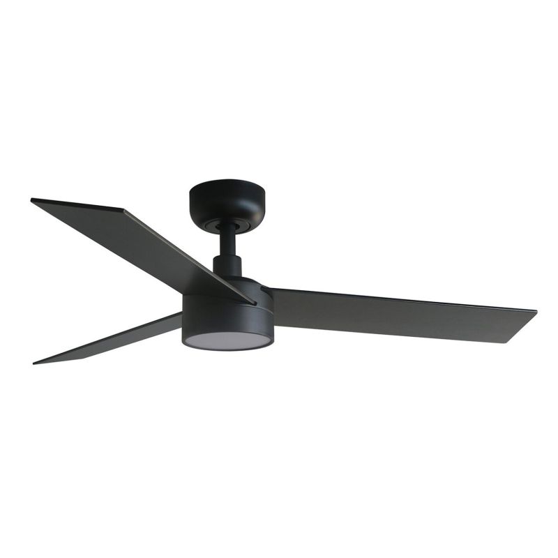 RUDDER S VENTILATORE DA SOFFITTO D106 CM LUCE LED 18W 2 FINITURE 3 PALE E TELECOMANDO INCLUSO FARO VENTILATORI - Cristalensi Sho