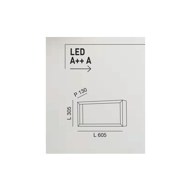 3471-26 WINDOW APPLIQUE DA ARREDO MODERNA IN LEGNO DI QUERCIA LED 35W DI FABAS LUCE Fabas Luce - Cristalensi Shop Online