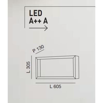 3471-26 WINDOW APPLIQUE DA ARREDO MODERNA IN LEGNO DI QUERCIA LED 35W DI FABAS LUCE Fabas Luce - Cristalensi Shop Online