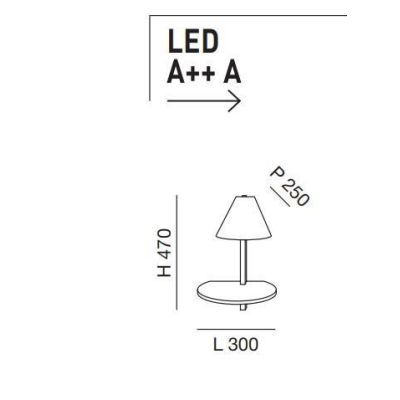 3417-20 GOODNIGHT LAMPADA DA PARETE IN VETRO E METALLO BIANCO ANTRACITE E TORTORA LED 8W E PORTA USB Fabas Luce - Cristalensi Sh