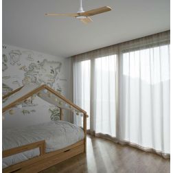 HEYWOOD S VENTILATORE DA SOFFITTO D90 CM SENZA LUCE 2 FINITURE 3 PALE E TELECOMANDO INCLUSO FARO VENTILATORI - Cristalensi Shop 2