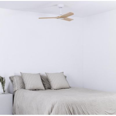 HEYWOOD S VENTILATORE DA SOFFITTO D90 CM SENZA LUCE 2 FINITURE 3 PALE E TELECOMANDO INCLUSO FARO VENTILATORI - Cristalensi Shop