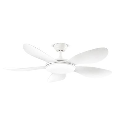 SMARTI VENTILATORE BIANCO 5 PALE D130 CM LUCE LED 36W CCT 3000-4000-6000K TELECOMANDO INCLUSO Perenz - Cristalensi Shop Online