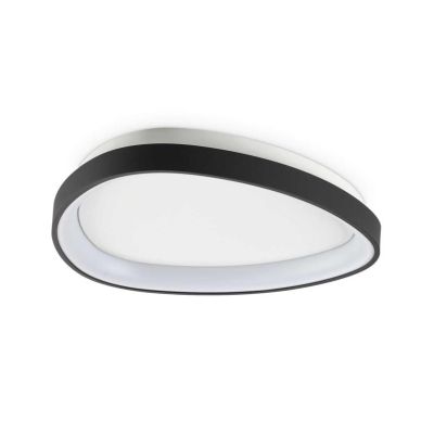 PLAFONIERA MODERNA OVALE IN 3 MISURE LED INTEGRATO LUCE 3000K IN METALLO 3 COLORI CRISTALENSI - Cristalensi Shop Online