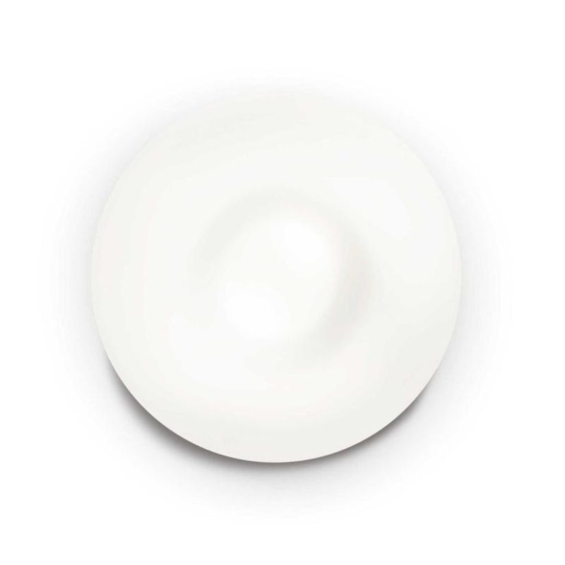 PLAFONIERA IN VETRO BIANCO 3 MISURE DESIGN MODERNO CON LAMPADINE ATTACCO E27 CRISTALENSI - Cristalensi Shop Online