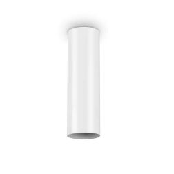 LOOK PICCOLA LAMPADA DA SOFFITTO FORMA A CILINDRO ALTEZZA CM 20 IN METALLO BIANCO NERO O OTTONE Ideal Lux - Cristalensi Shop Onl 2