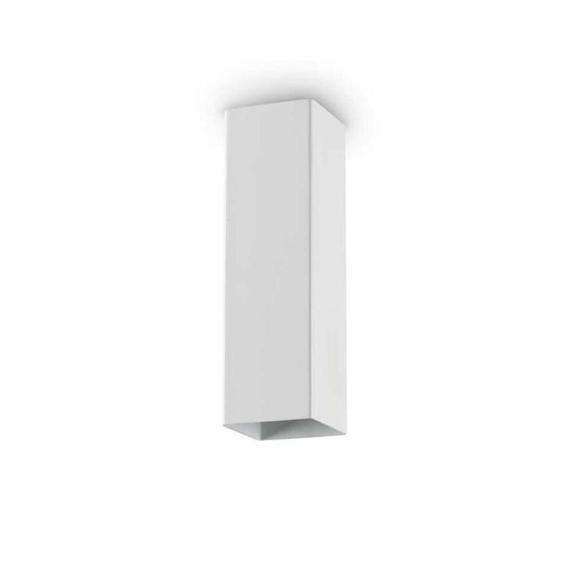 SKY LAMPADA DA SOFFITTO FORMA RETTANGOLARE 3 MISURE ALTEZZA CM 20 - 40 - 75 IN METALLO BIANCO O NERO Ideal Lux - Cristalensi Sho