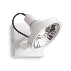 GLIM FARETTO DA SOFFITTO AD 1 LUCE CON LED GU10 ORIENTABILE IN METALLO BIANCO O NERO Ideal Lux - Cristalensi Shop Online 2