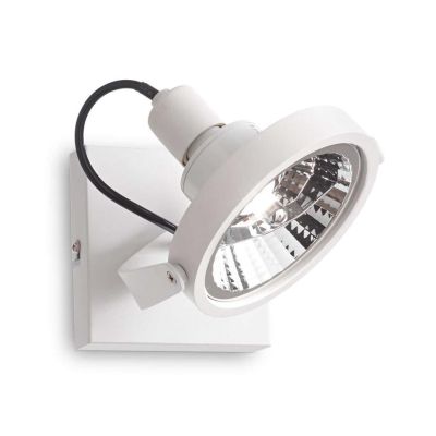 GLIM FARETTO DA SOFFITTO AD 1 LUCE CON LED GU10 ORIENTABILE IN METALLO BIANCO O NERO Ideal Lux - Cristalensi Shop Online