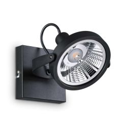 GLIM FARETTO DA SOFFITTO AD 1 LUCE CON LED GU10 ORIENTABILE IN METALLO BIANCO O NERO Ideal Lux - Cristalensi Shop Online