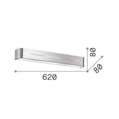 POSTA APPLIQUE RETTANGOLO 3 MISURE IN METALLO BIANCO O ALLUMINIO BIEMISSIONE DI LUCE 2 COLORI Ideal Lux - Cristalensi Shop Onlin