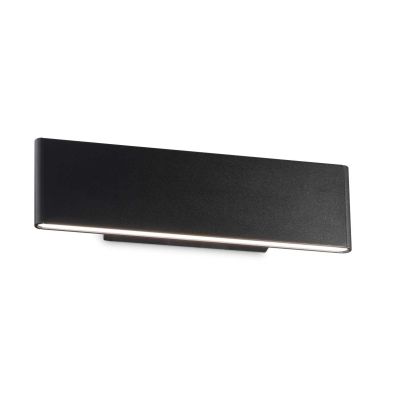 APPLIQUE A LED IN ALLUMINIO BIANCO O NERO 12W 1100 LUMEN LUCE SOPRA SOTTO CRISTALENSI - Cristalensi Shop Online