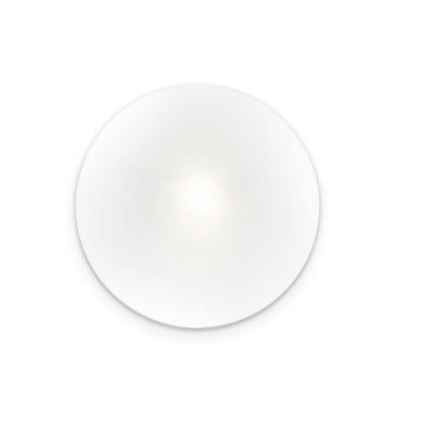 APPLIQUE OVALE IN VETRO BIANCO SOFFIATO DESIGN MODERNO LAMPADINA ATTACCO G9 INCLUSA CRISTALENSI - Cristalensi Shop Online