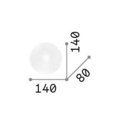 APPLIQUE OVALE IN VETRO BIANCO SOFFIATO DESIGN MODERNO LAMPADINA ATTACCO G9 INCLUSA CRISTALENSI - Cristalensi Shop Online