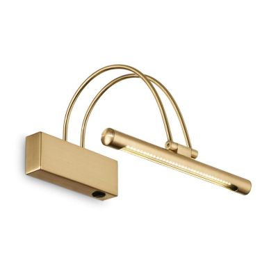 BOW APPLIQUE DA SPECCHIO 3 MISURE ORIENTABILE METALLO 3 COLORI LED INTEGRATO LUCE 3000K INTERRUTTORE ON/OFF Ideal Lux - Cristale