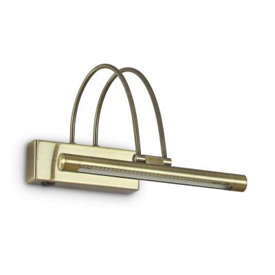 BOW APPLIQUE DA SPECCHIO 3 MISURE ORIENTABILE METALLO 3 COLORI LED INTEGRATO LUCE 3000K INTERRUTTORE ON/OFF Ideal Lux - Cristale