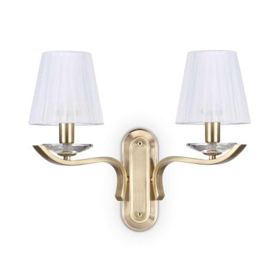 APPLIQUE CLASSICA IN METALLO CROMO OPPURE OTTONE CON PARALUMI IN ORGANZA BIANCHI CRISTALENSI - Cristalensi Shop Online