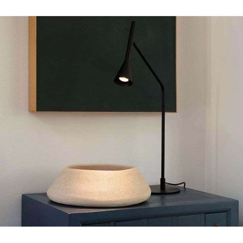 LAMPADA DA TAVOLO ORIENTABILE H65 CM LED 6.5W LUCE 3000K TOUCH DIMMER METALLO IN 3 COLORI CRISTALENSI - Cristalensi Shop Online