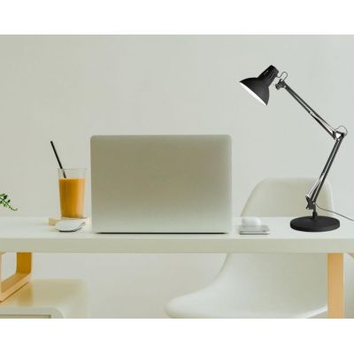 LAMPADA DA TAVOLO IN METALLO 3 COLORI BRACCI SNODATI DIFFUSORE ORIENTABILE CRISTALENSI - Cristalensi Shop Online