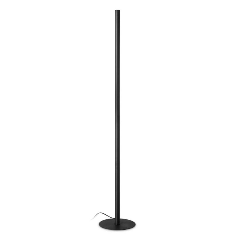LAMPADA DA TERRA LINEARE H180 MODERNA IN METALLO NERO O BIANCO CON LED 24W LUCE 3000K CRISTALENSI - Cristalensi Shop Online