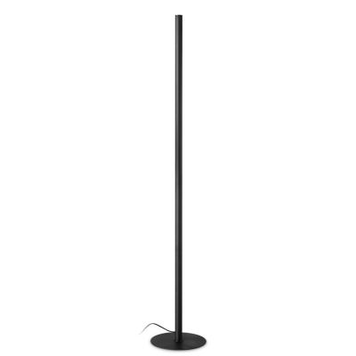 LAMPADA DA TERRA LINEARE H180 MODERNA IN METALLO NERO O BIANCO CON LED 24W LUCE 3000K CRISTALENSI - Cristalensi Shop Online