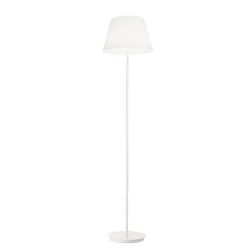 LAMPADA DA TERRA IN VETRO SOFFIATO BIANCO LATTE CON DIFFUSORE DIAMETRO CM 40 CRISTALENSI - Cristalensi Shop Online