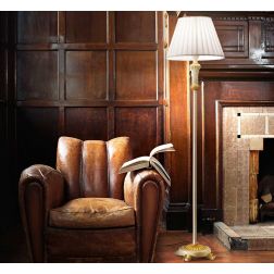 FIRENZE PT1 PIANTANA CLASSICA FINITURA BIANCA OPPURE ORO Ideal Lux - Cristalensi Shop Online