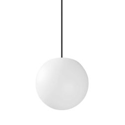 SOSPENSIONE SINGOLA A SFERA LUMINOSA 4 MISURE DA ESTERNI IP44 MODERNA BIANCA OPACA CRISTALENSI - Cristalensi Shop Online 2