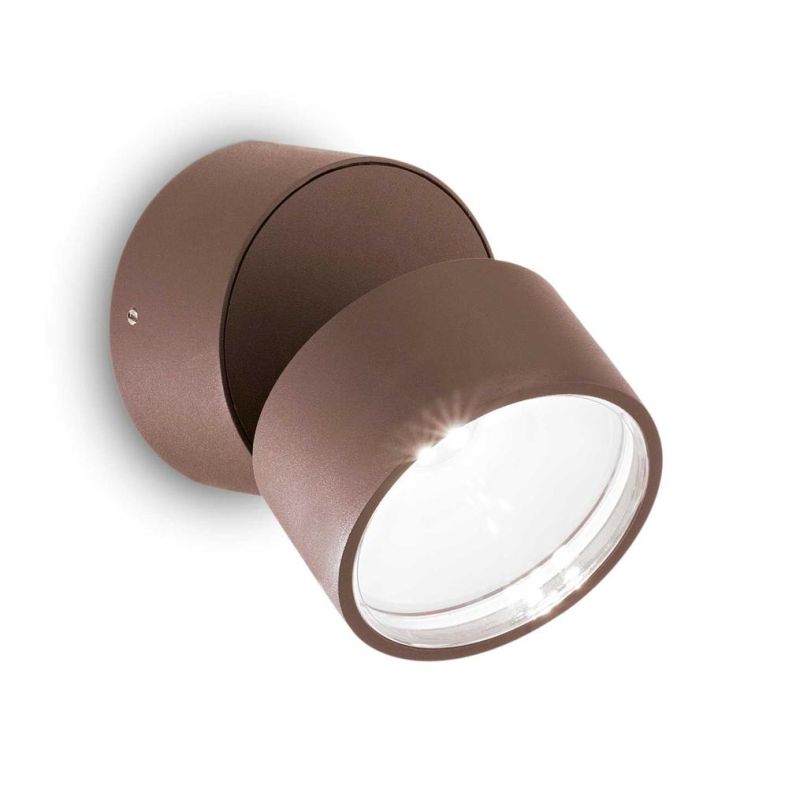 APPLIQUE DA ESTERNO IP54 ORIENTABILE 4 COLORI LED 7W LUCE 3000K O 4000K CRISTALENSI - Cristalensi Shop Online