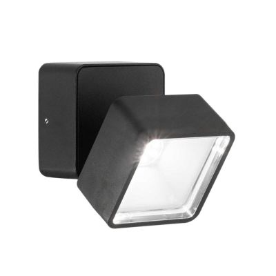 APPLIQUE DA ESTERNO IP54 ORIENTABILE BIANCO ANTRACITE O NERO LED 7W LUCE 4000K CRISTALENSI - Cristalensi Shop Online