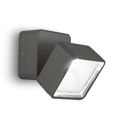 APPLIQUE DA ESTERNO IP54 ORIENTABILE BIANCO ANTRACITE O NERO LED 7W LUCE 4000K CRISTALENSI - Cristalensi Shop Online